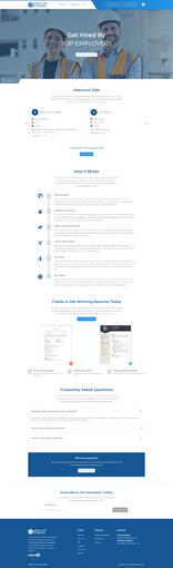 Job Seekers Landing Page