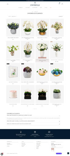 Shop page